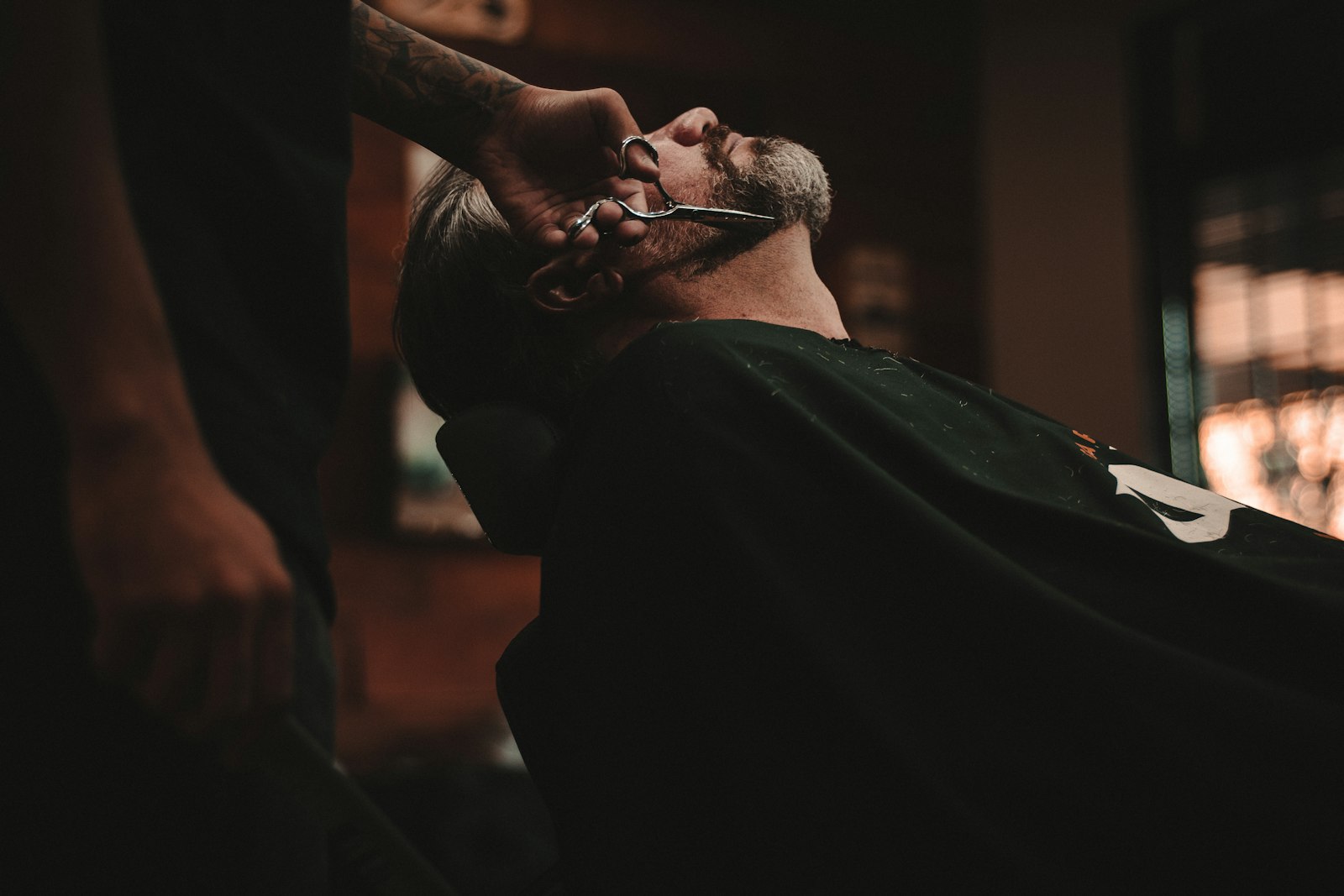 Modern barbershop interior